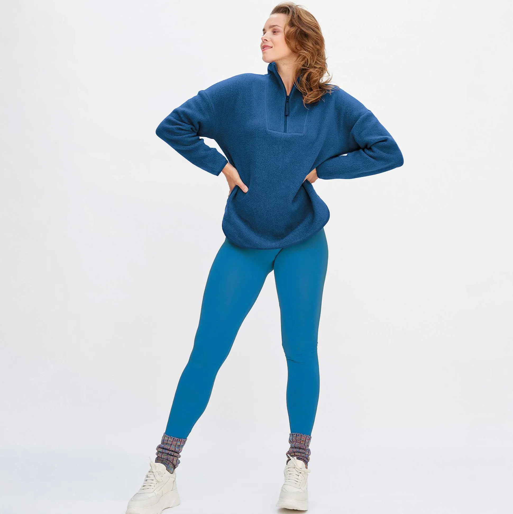 LIVING CRAFTS Annedore - Leggings Retro-Blau New