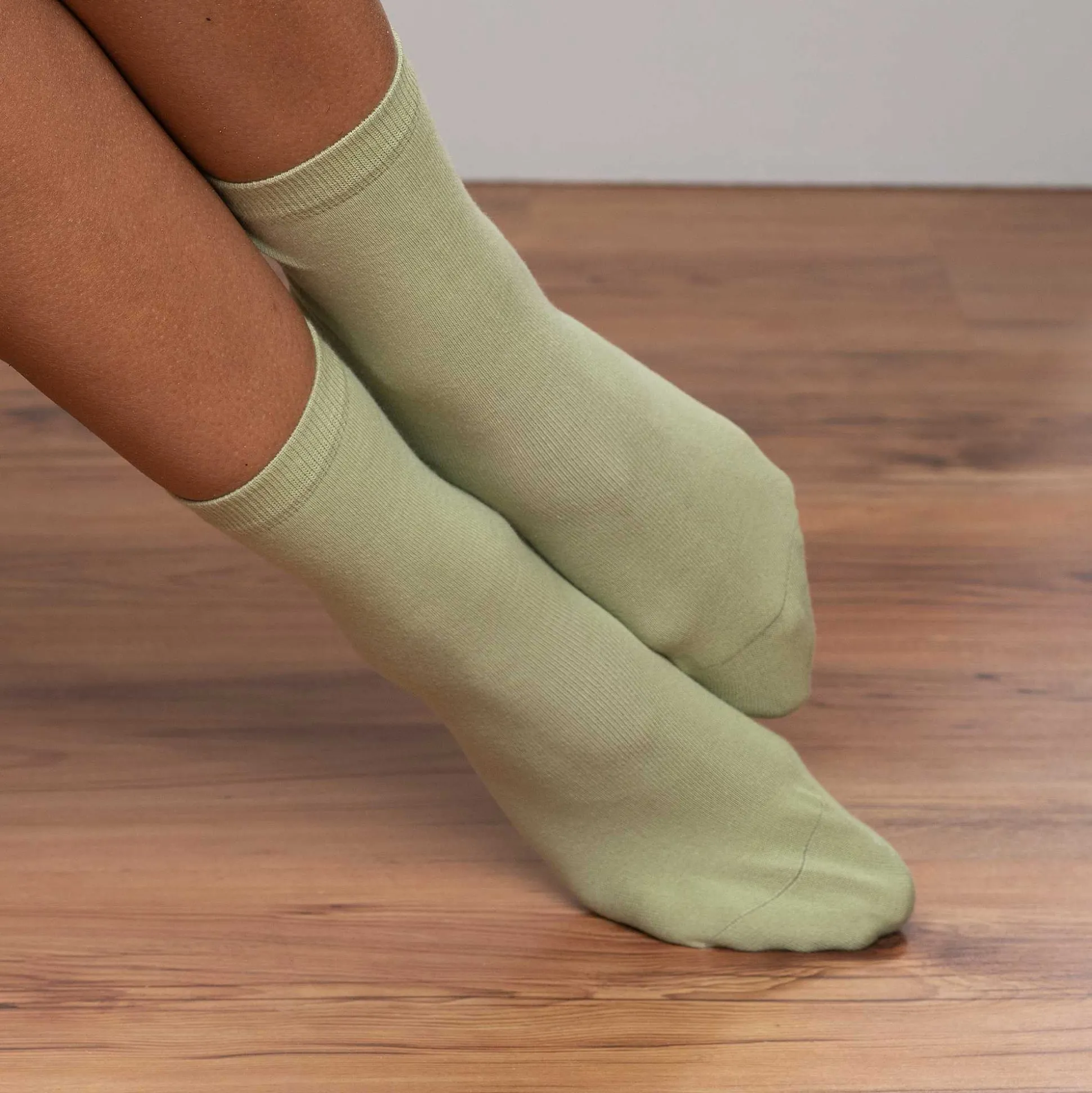 LIVING CRAFTS Bettina - Socken, 2Er-Pack Pistazie Discount