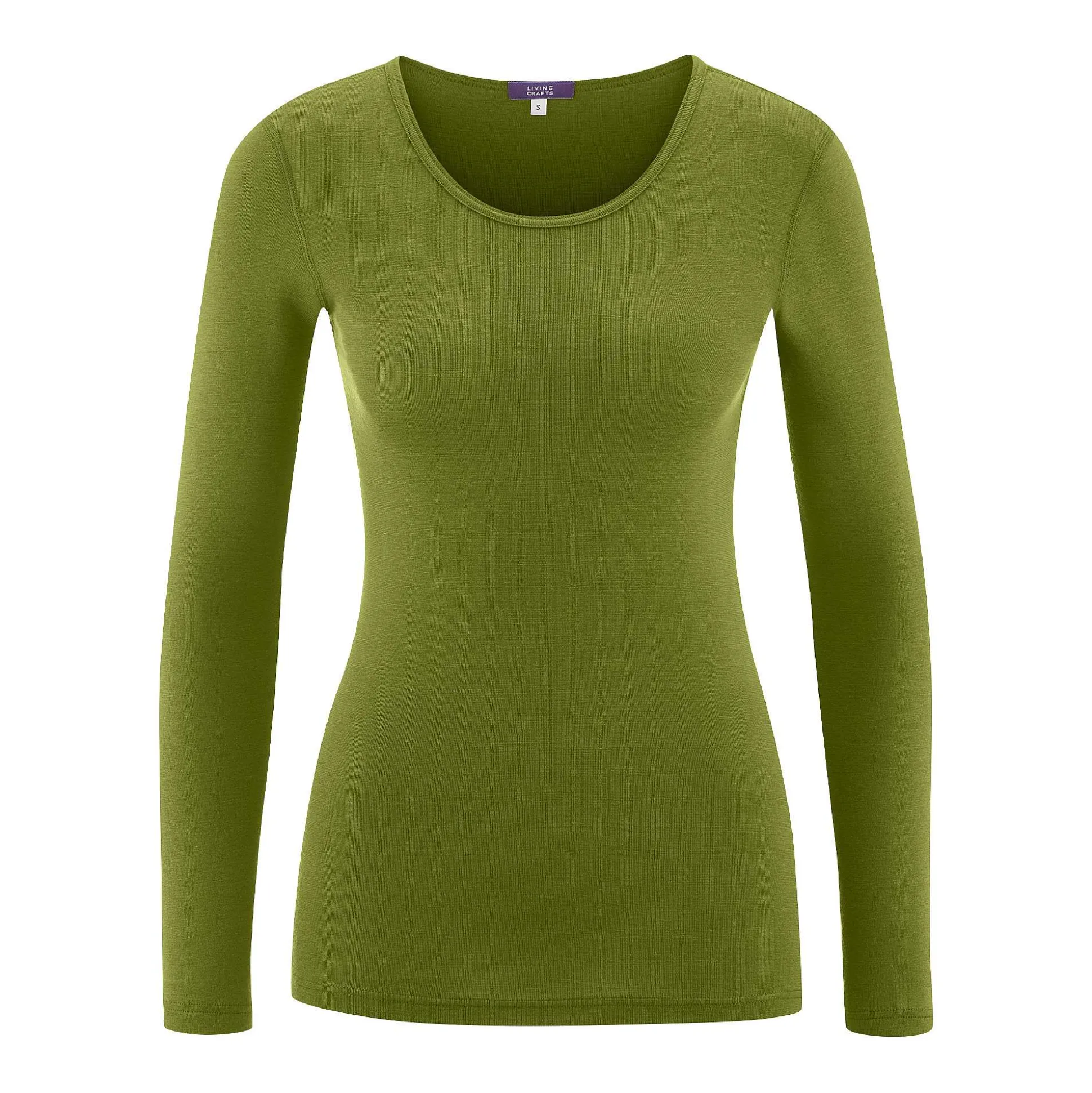 LIVING CRAFTS Bianca - Langarmshirt Avocado Store