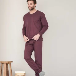 LIVING CRAFTS Bob - Pyjamas Burgund Flash Sale