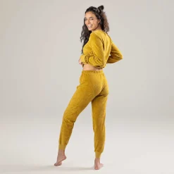 LIVING CRAFTS Bonnie – Frottee-Pyjama Honig Fashion