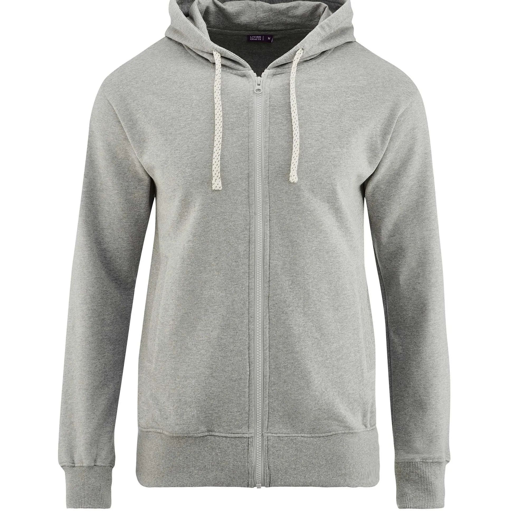 LIVING CRAFTS Cameron - Kapuzenjacke Graue Melange Clearance