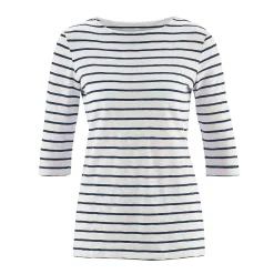 LIVING CRAFTS Chloe - Hemd Offwhite/Dark Navy Outlet