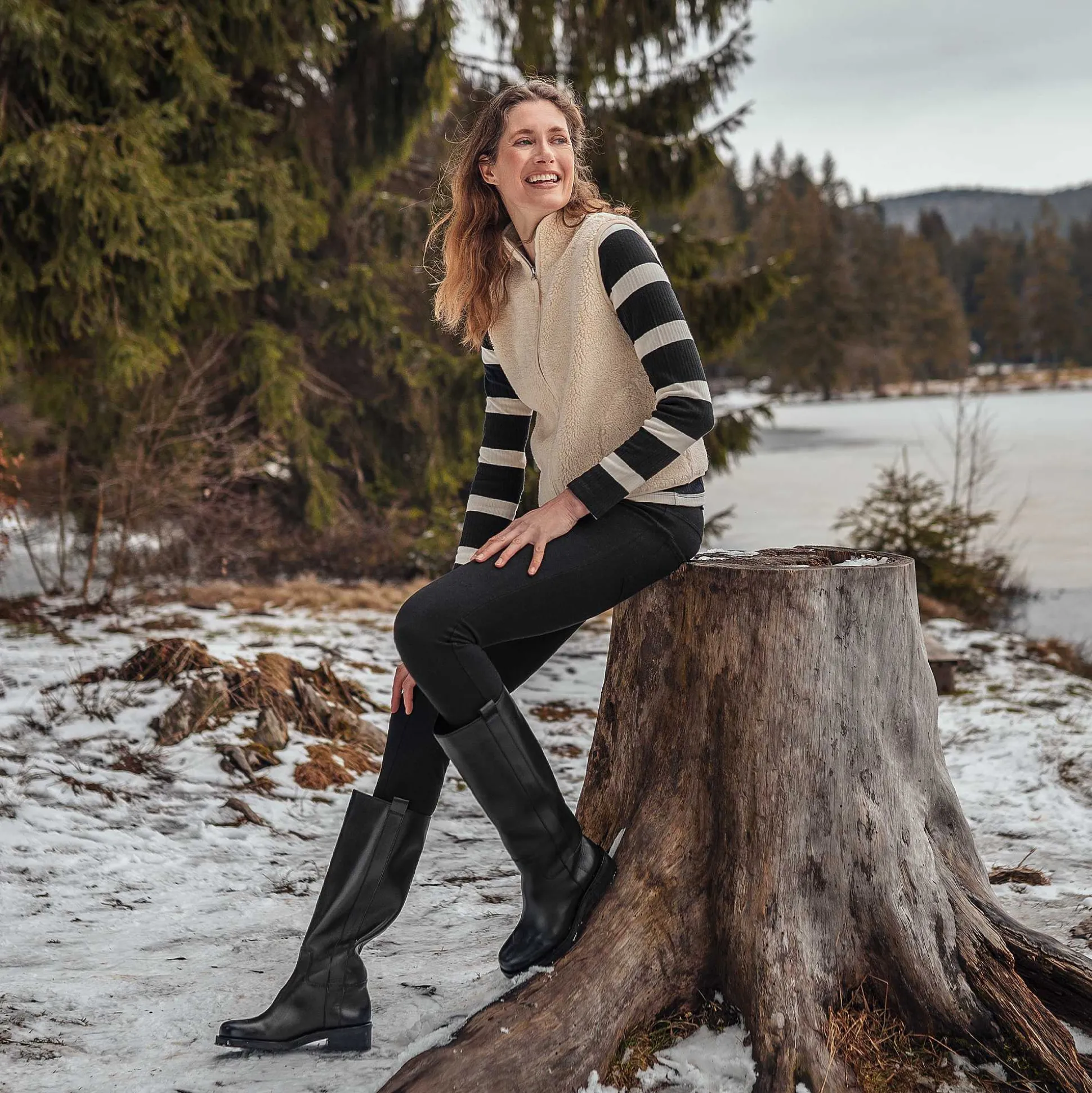 LIVING CRAFTS Denise – Treggings Schwarz Cheap