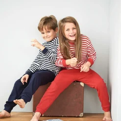 LIVING CRAFTS Elefant - Pyjama Mohn/Weis Cheap