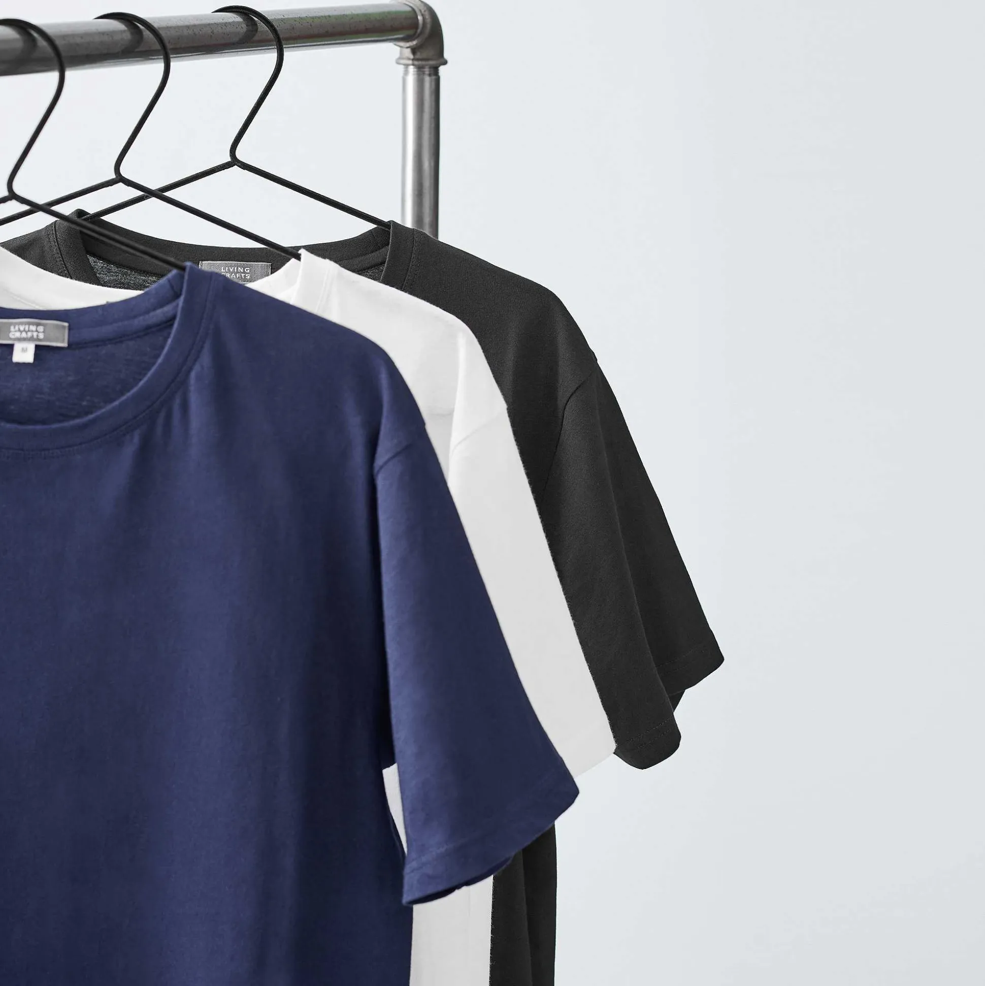 LIVING CRAFTS Fabian - T-Shirt, 2Er-Pack Weis Shop