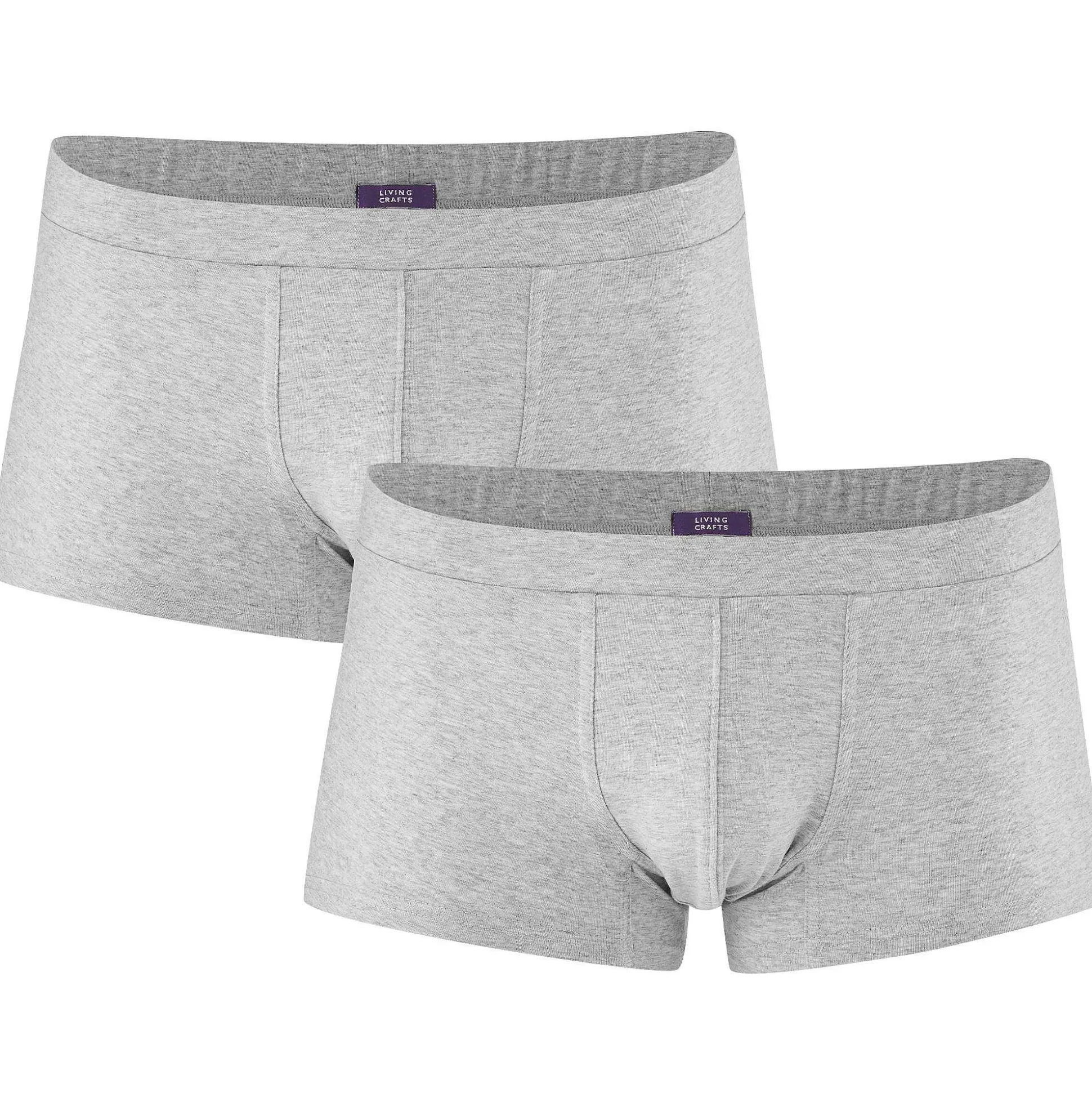 LIVING CRAFTS Farell - Hosen, 2Er-Pack Graue Melange Clearance