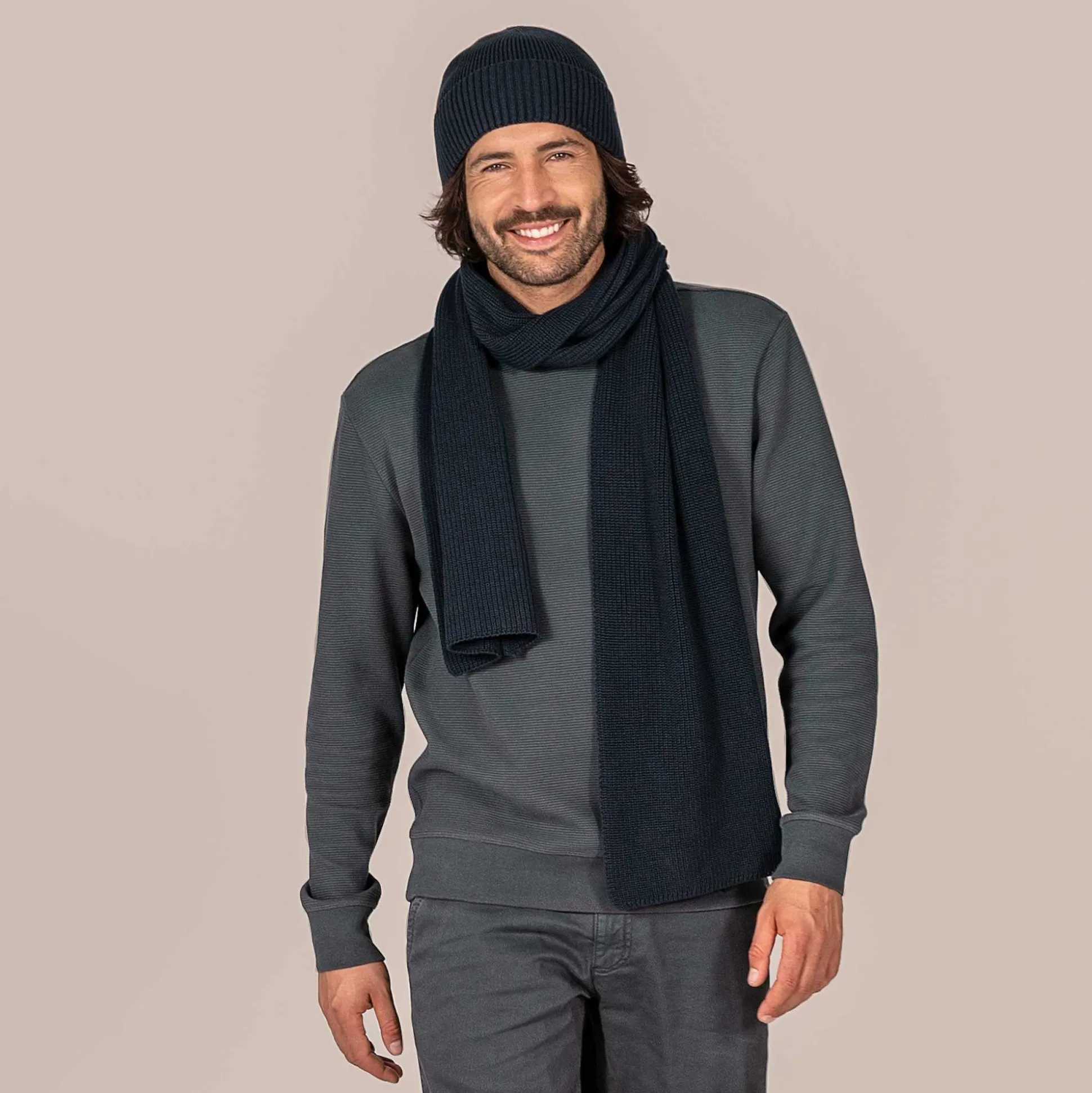 LIVING CRAFTS Ferrara - Schal Mitternacht Outlet
