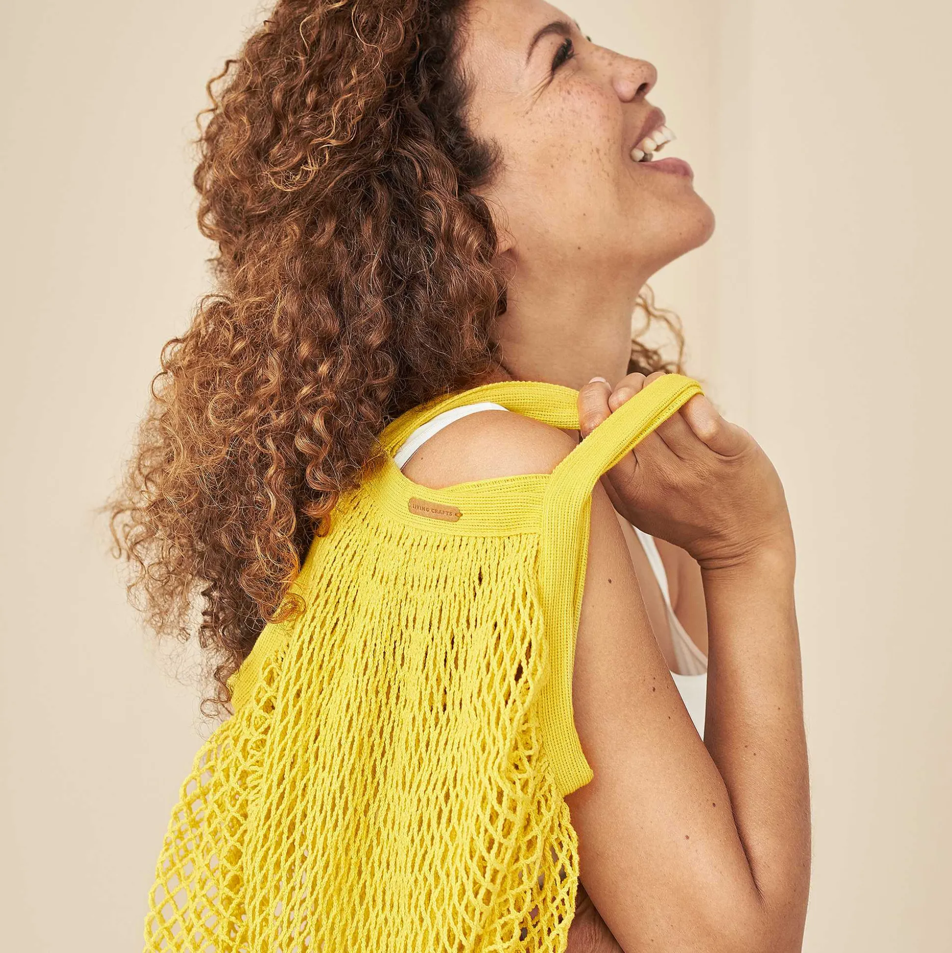 LIVING CRAFTS Grenoble – Netztasche Zitrone Online