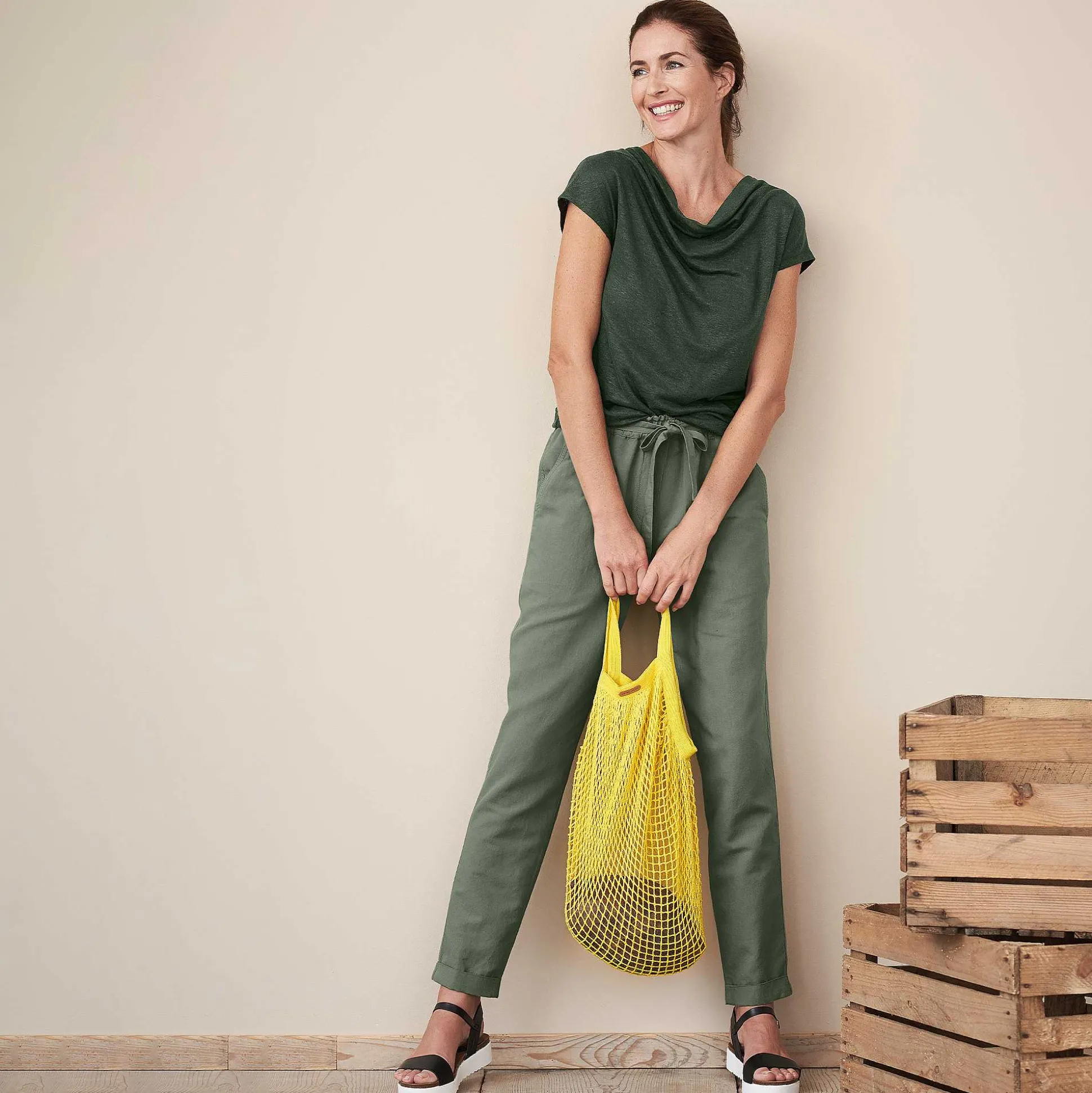 LIVING CRAFTS Grenoble – Netztasche Zitrone Online
