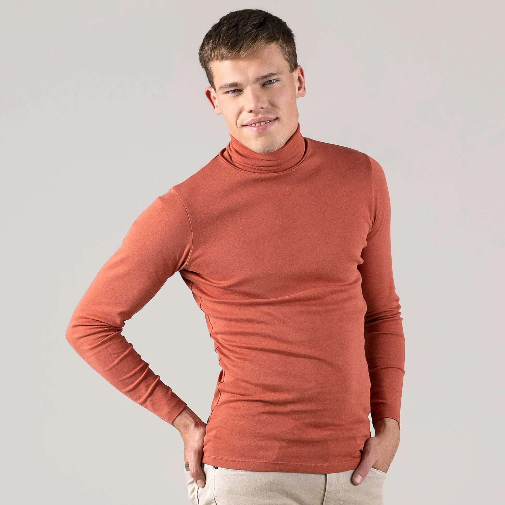 LIVING CRAFTS Helge - Rollkragenshirt Wurzen New