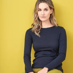 LIVING CRAFTS Hilla - Langarmshirt Tintenblau Shop