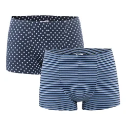 LIVING CRAFTS Hogan – Hosen, 2Er-Pack Marineblau Gestreift Hot