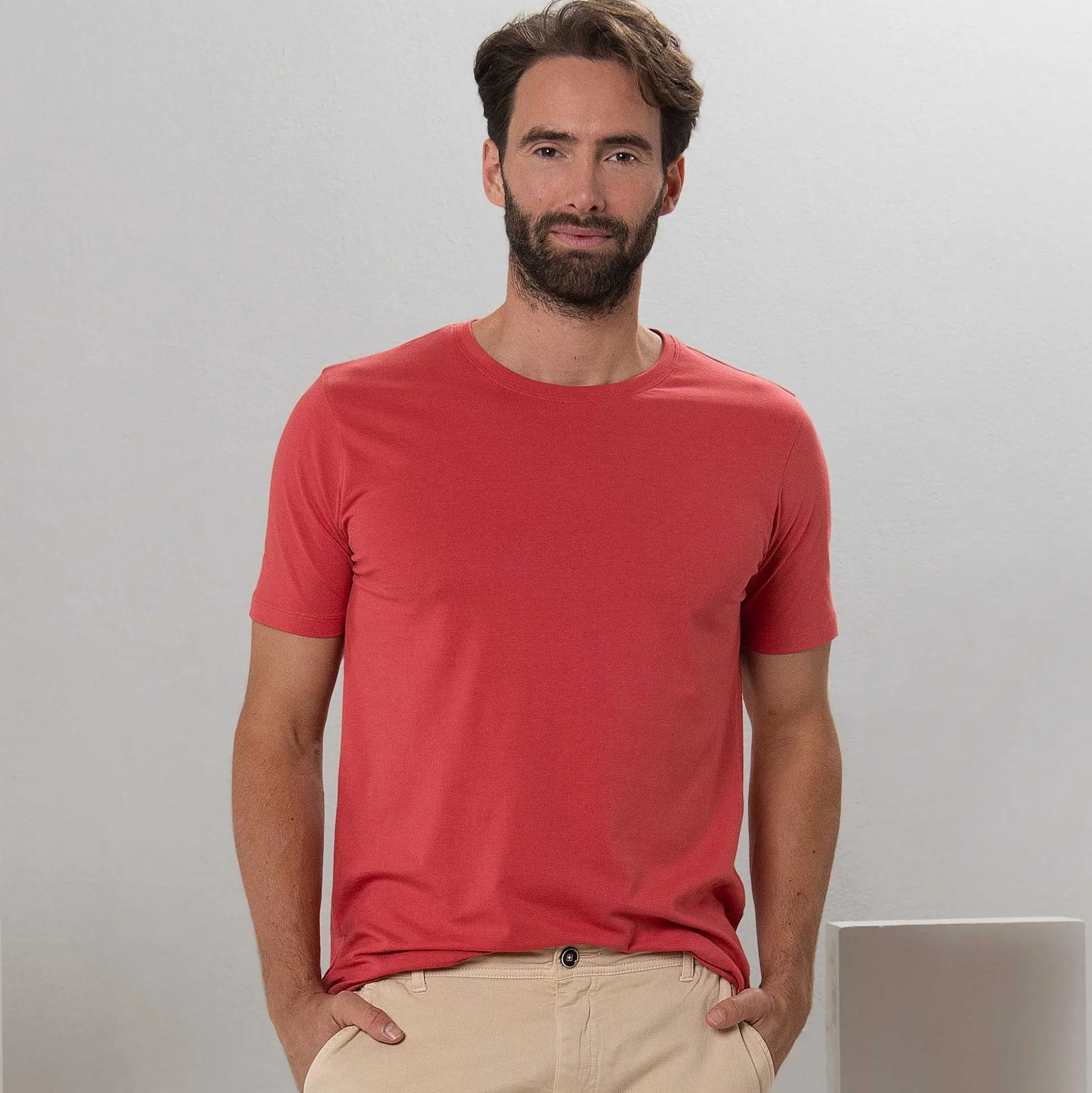 LIVING CRAFTS Ilko - T-Shirt Mineralrot Best Sale