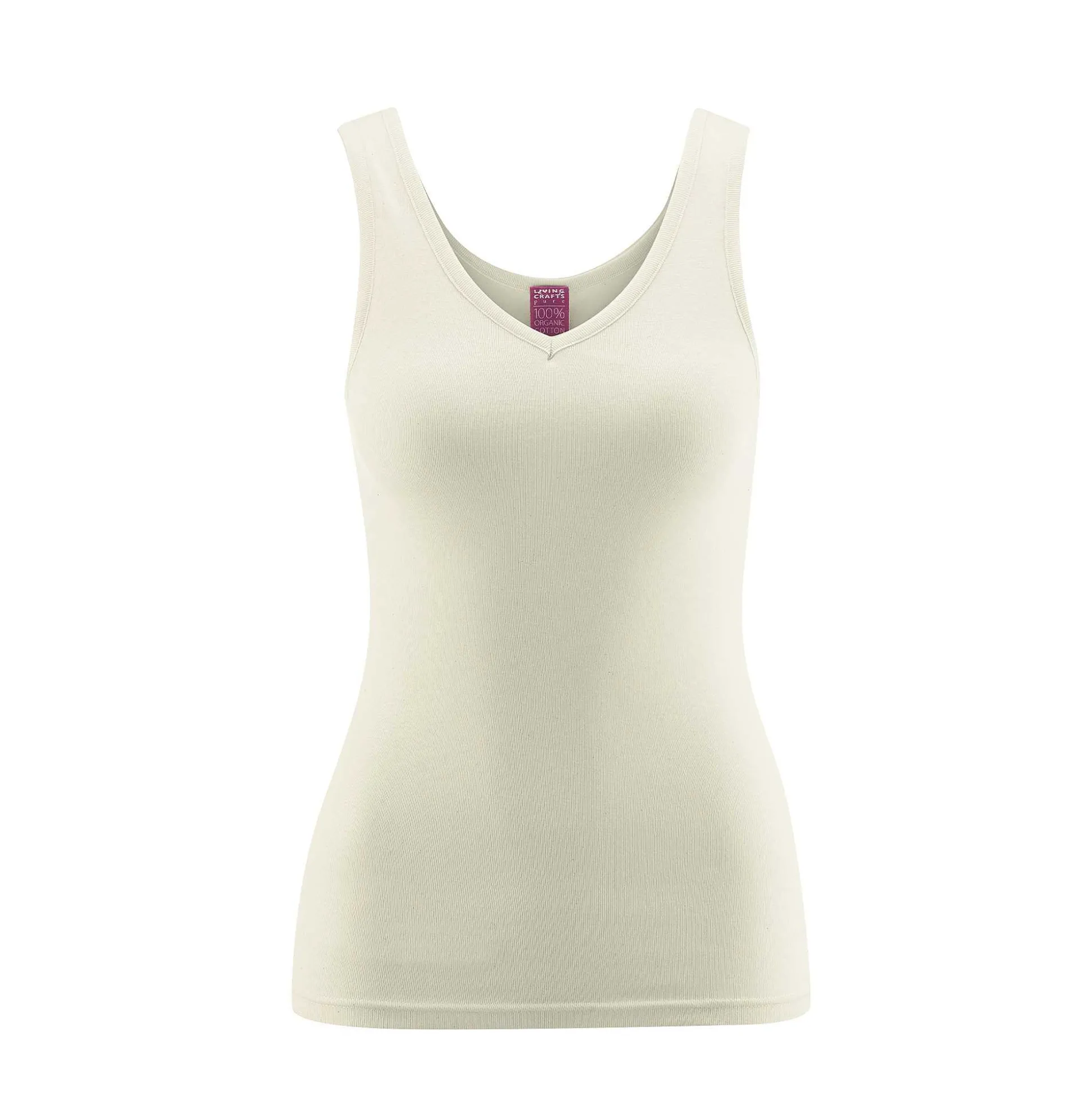 LIVING CRAFTS Janine – Weste Mit V-Ausschnitt Naturlich Store