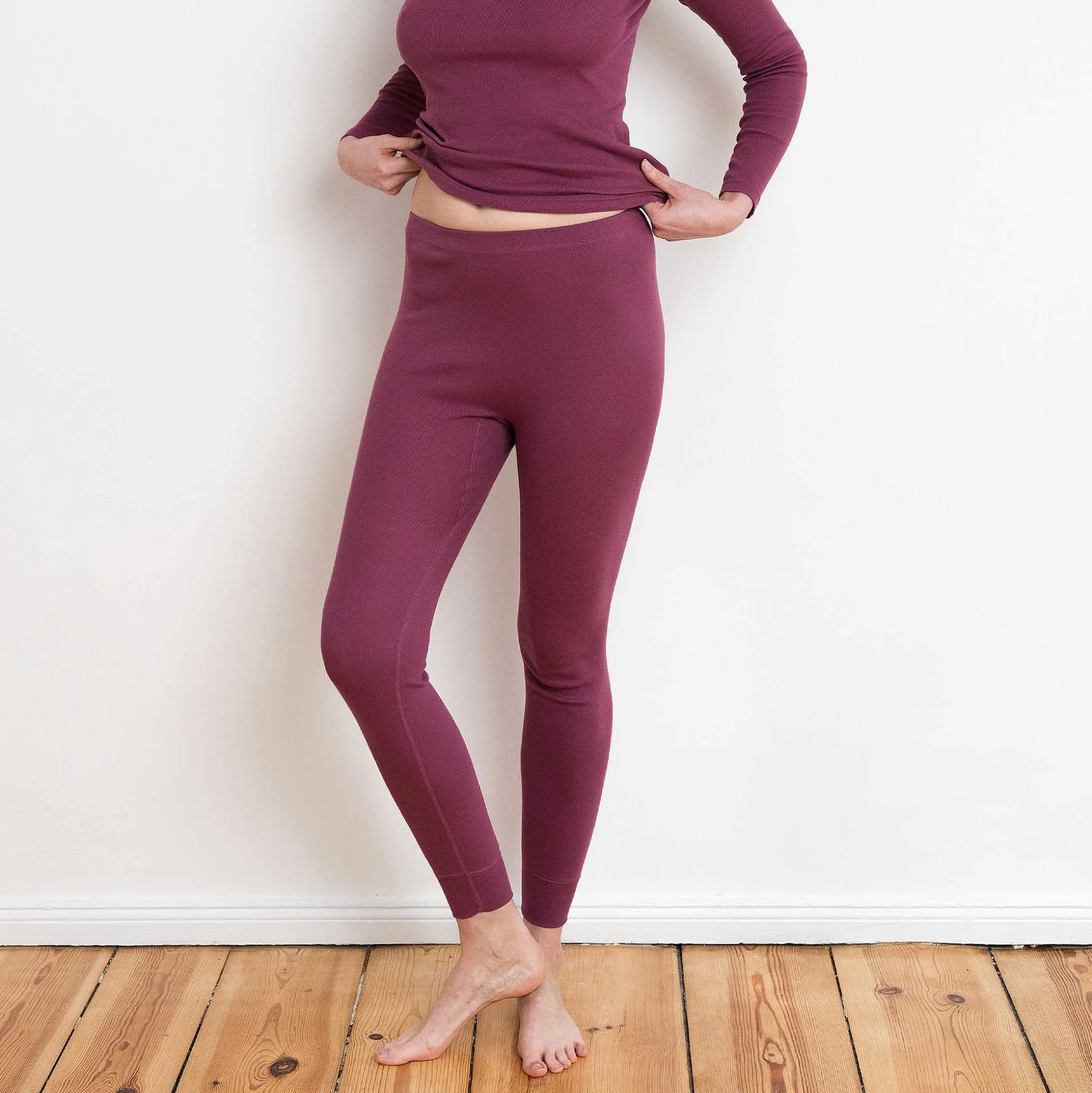LIVING CRAFTS Jessica – Long Johns Dunkle Rose Clearance