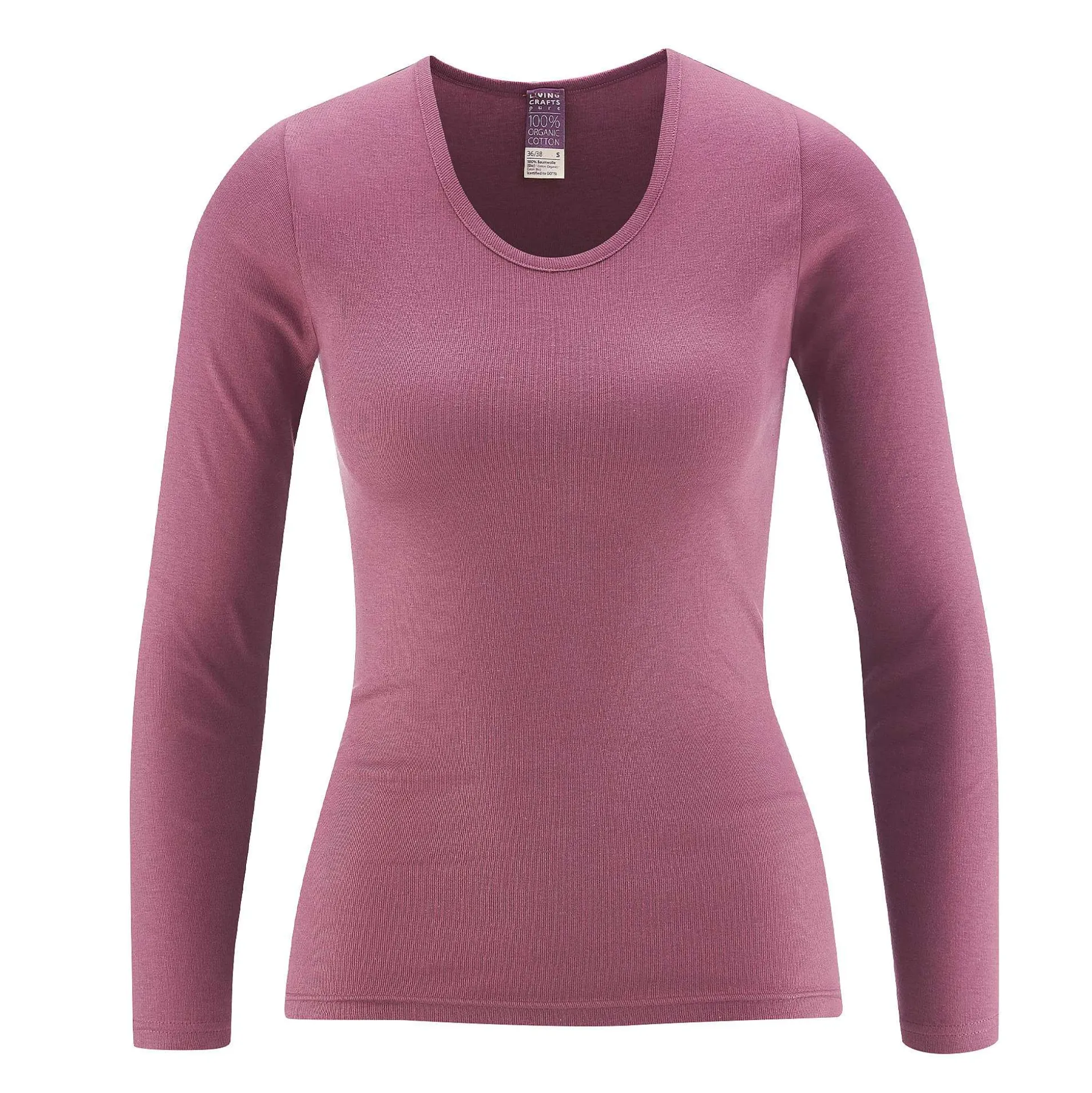LIVING CRAFTS Johanna - Langarmshirt Dunkle Rose Cheap