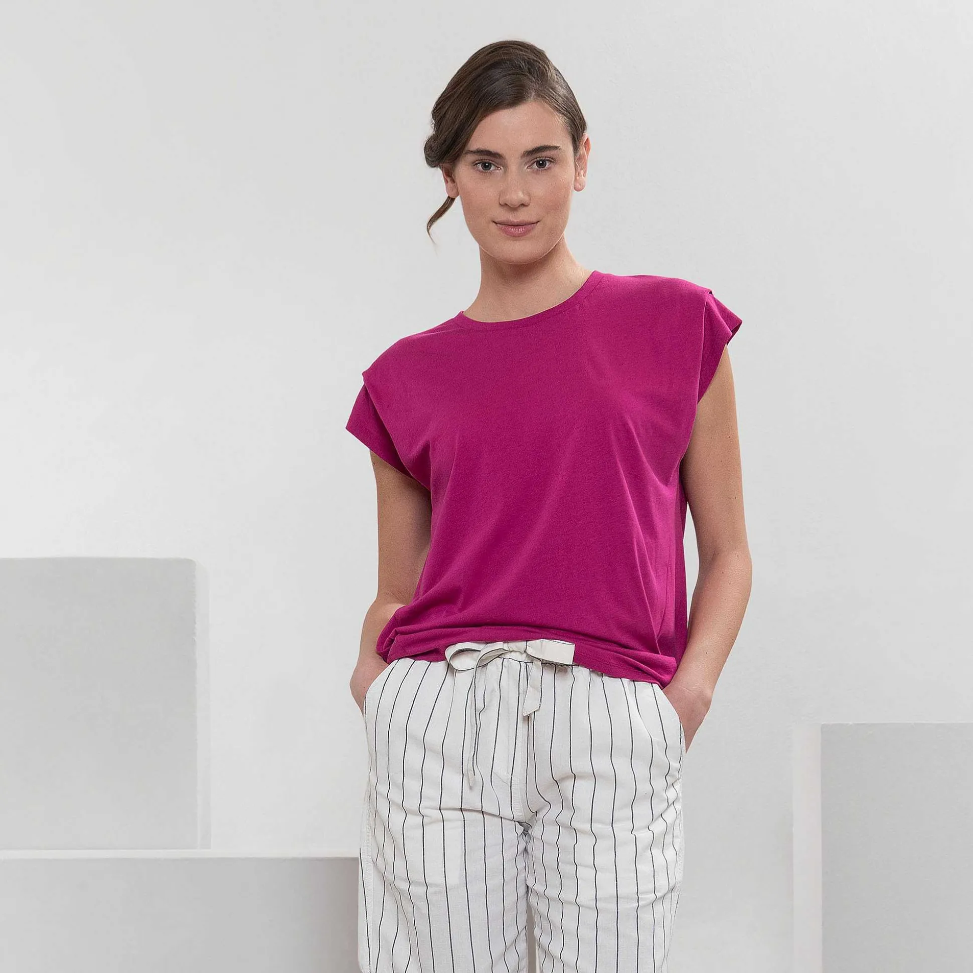 LIVING CRAFTS Kathrin - T-Shirt Kaktus Blume Cheap