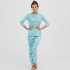 LIVING CRAFTS Kristin - Schlafshirt Eisiges Aqua Online