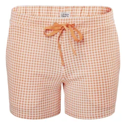LIVING CRAFTS Kylie – Schlafshorts Vichy-Aprikose Sale