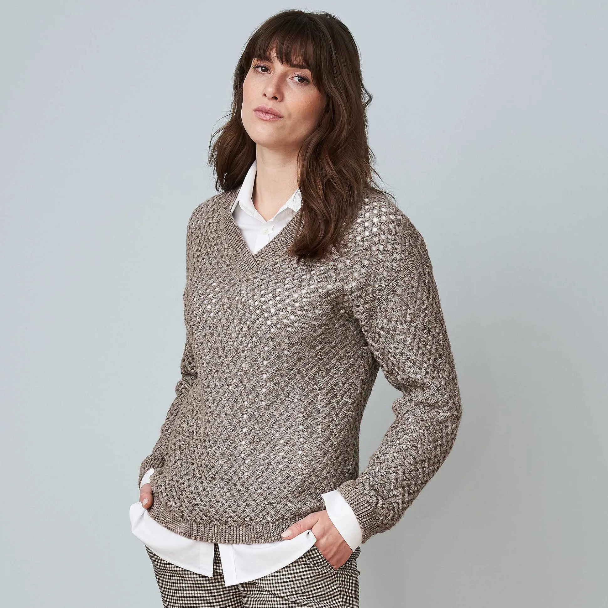 LIVING CRAFTS Lara - Pullover Cashewnuss Best Sale