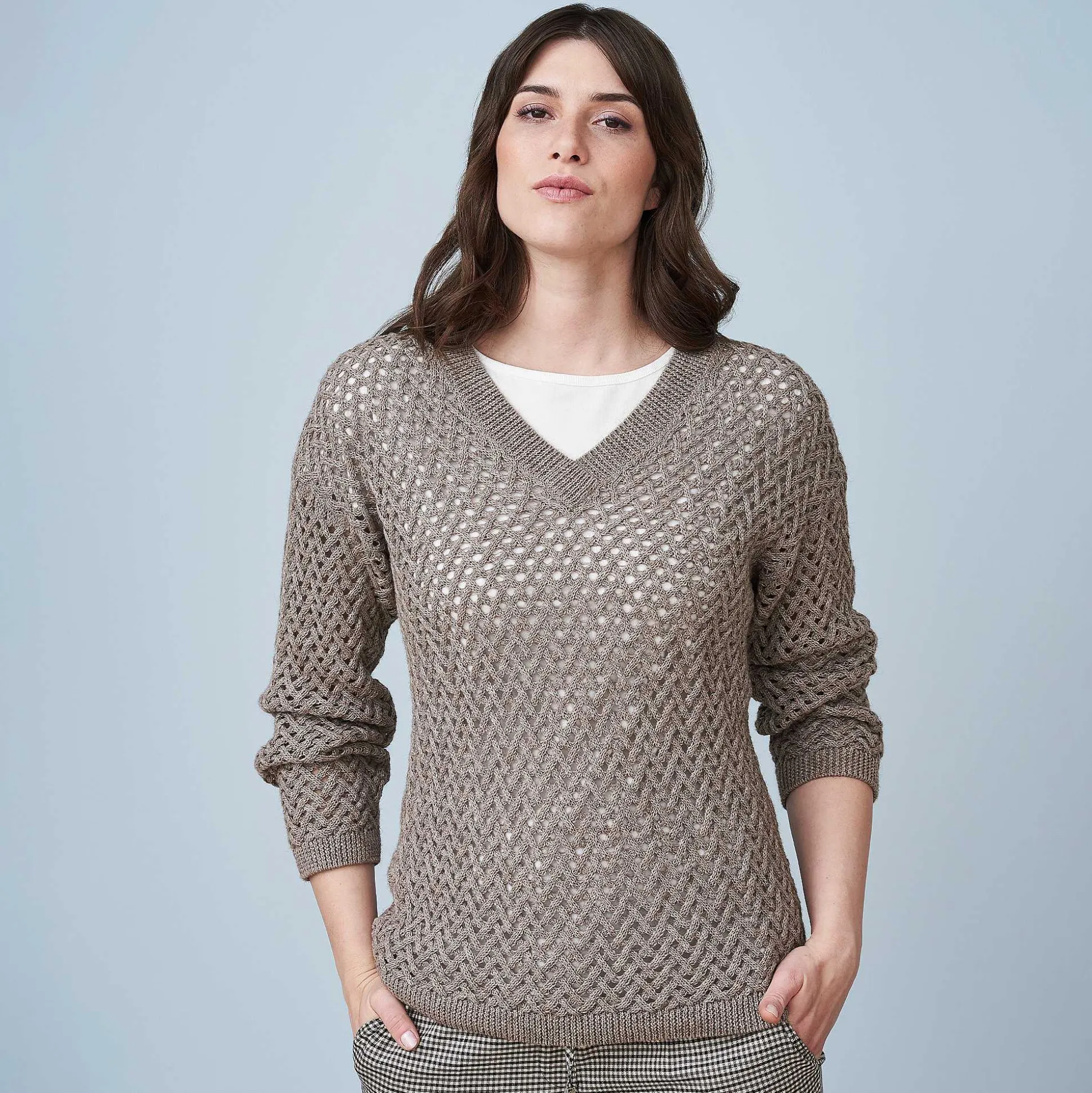 LIVING CRAFTS Lara - Pullover Cashewnuss Best Sale