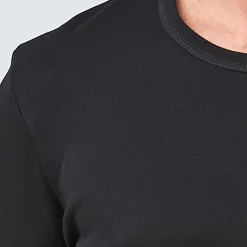 LIVING CRAFTS Leandro - Langarmshirt Schwarz Discount