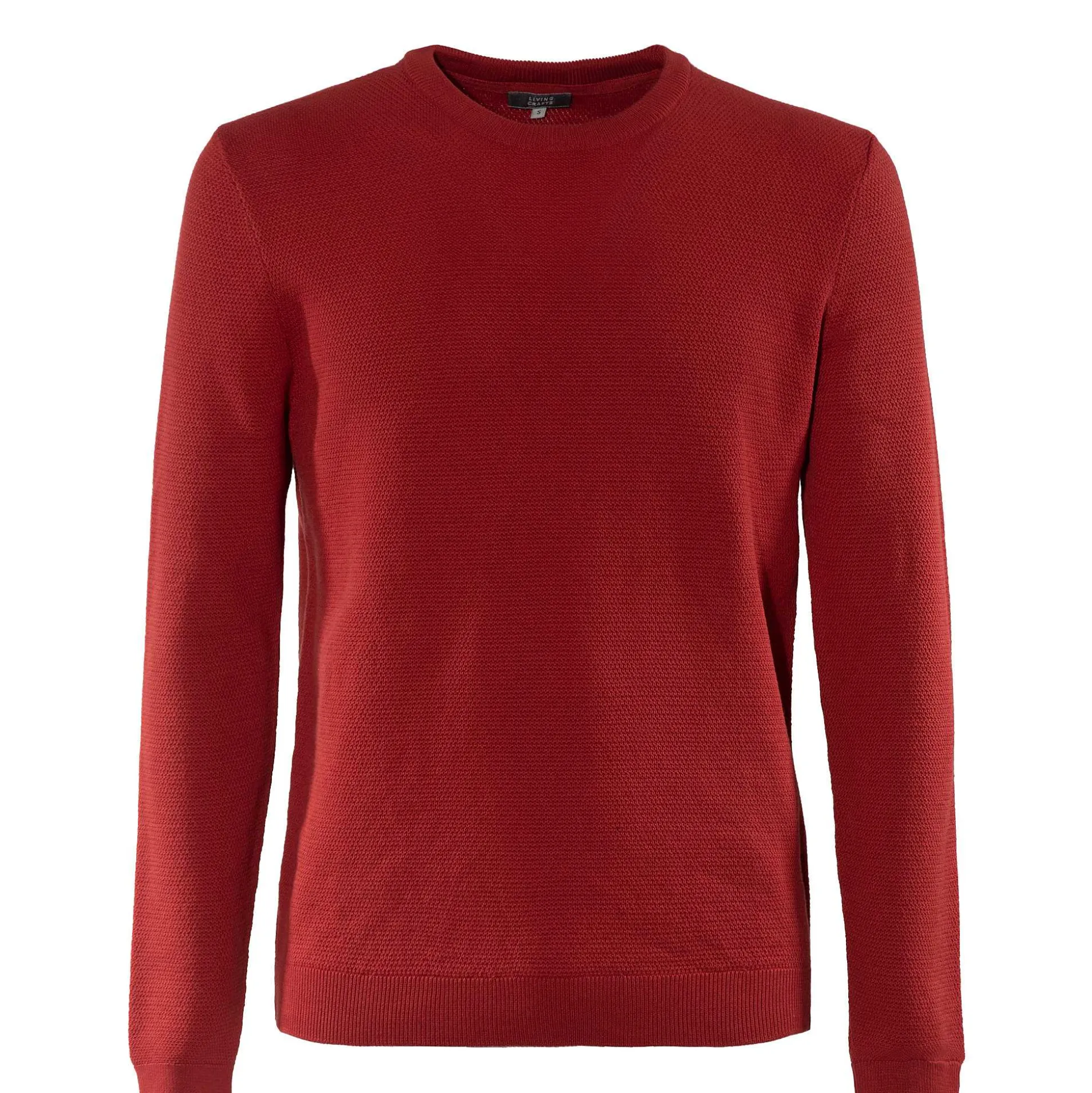 LIVING CRAFTS Lionel - Pullover Verbrannter Ziegelstein New