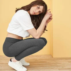 LIVING CRAFTS Lisa - Leggings Graphit-Melange Best Sale