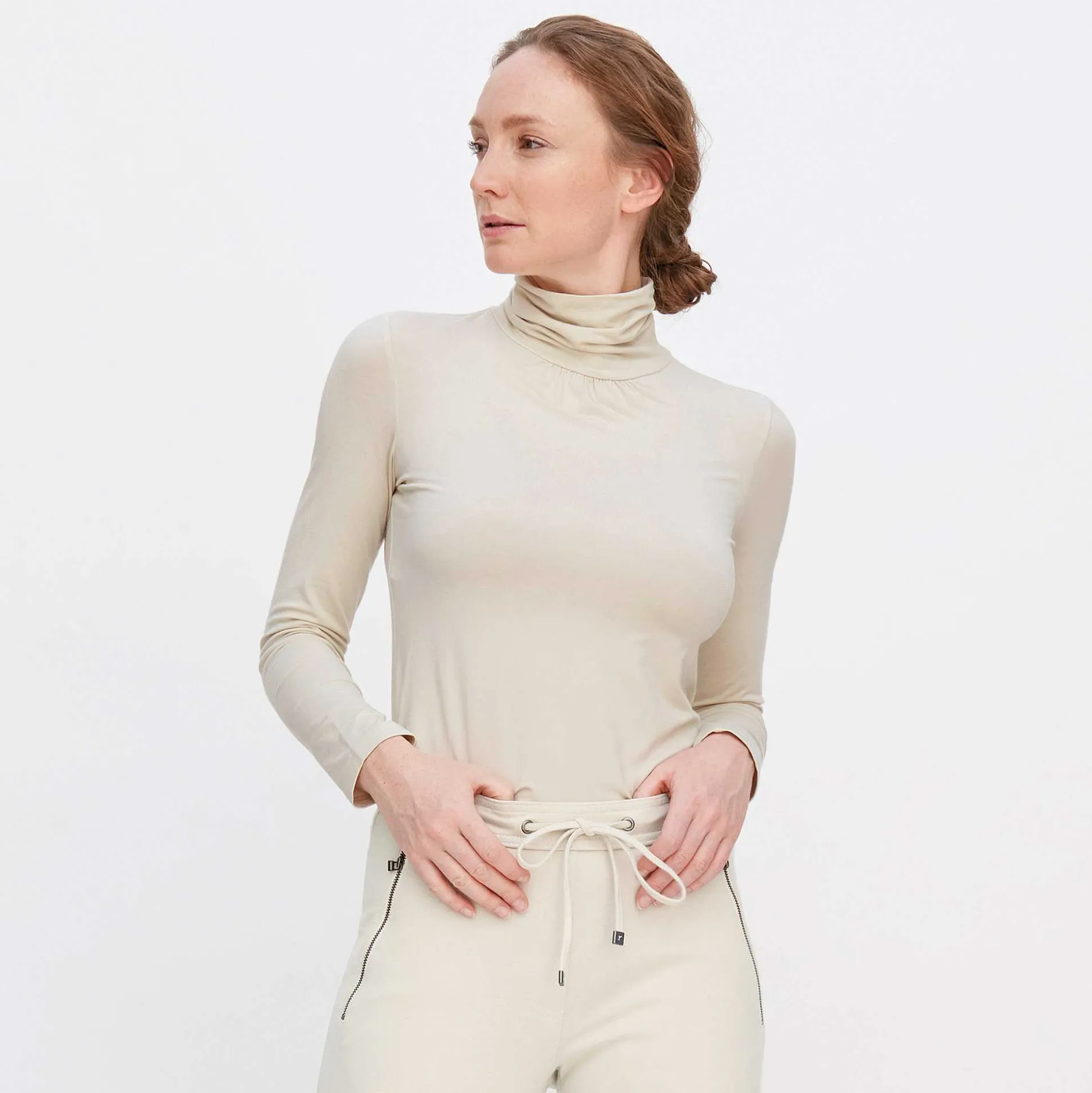 LIVING CRAFTS Lucrezia - Rollkragenshirt Steinpulver Best Sale