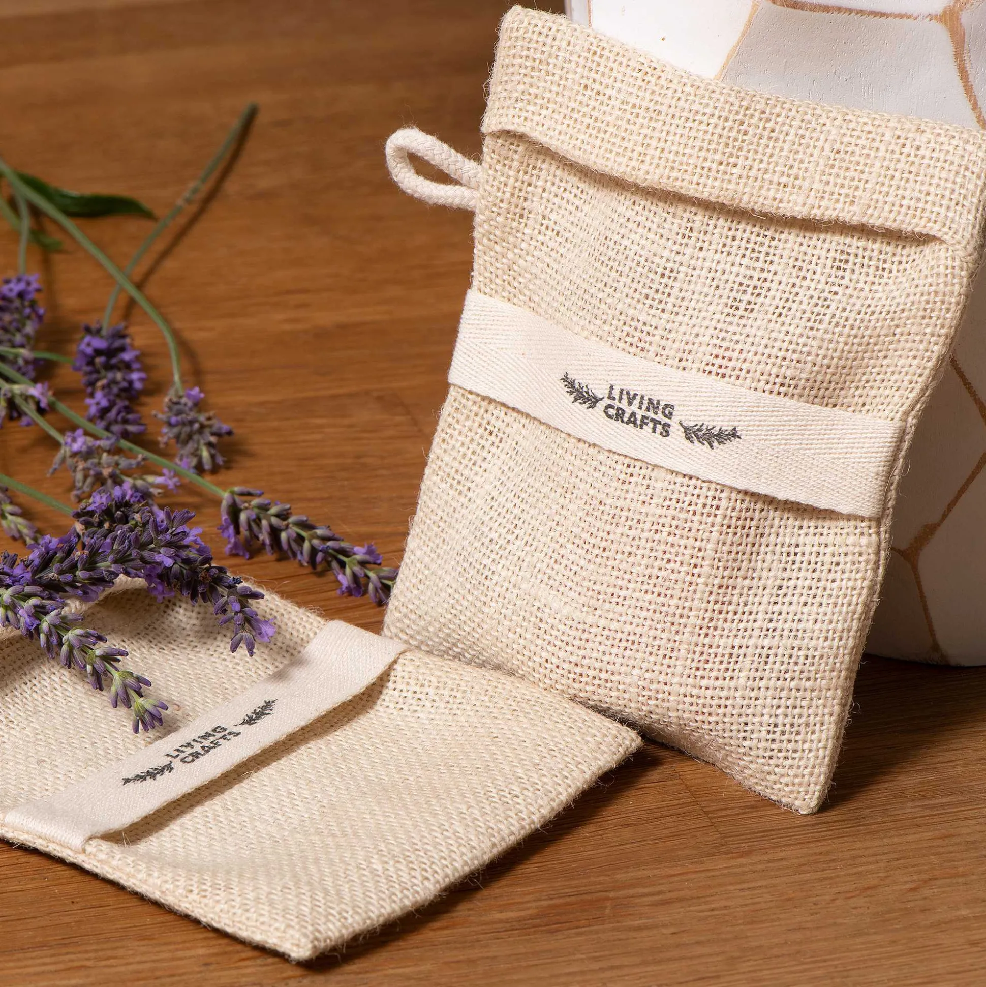LIVING CRAFTS Matera - Seifensackchen, Vorteilspack 2 Stk. Naturlich Clearance