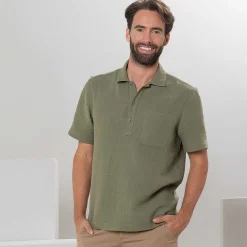 LIVING CRAFTS Miquel - Poloshirt Helles Khaki Store