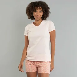 LIVING CRAFTS Miriam - Shorty Pyjamas, Set Erdbeercreme Fashion