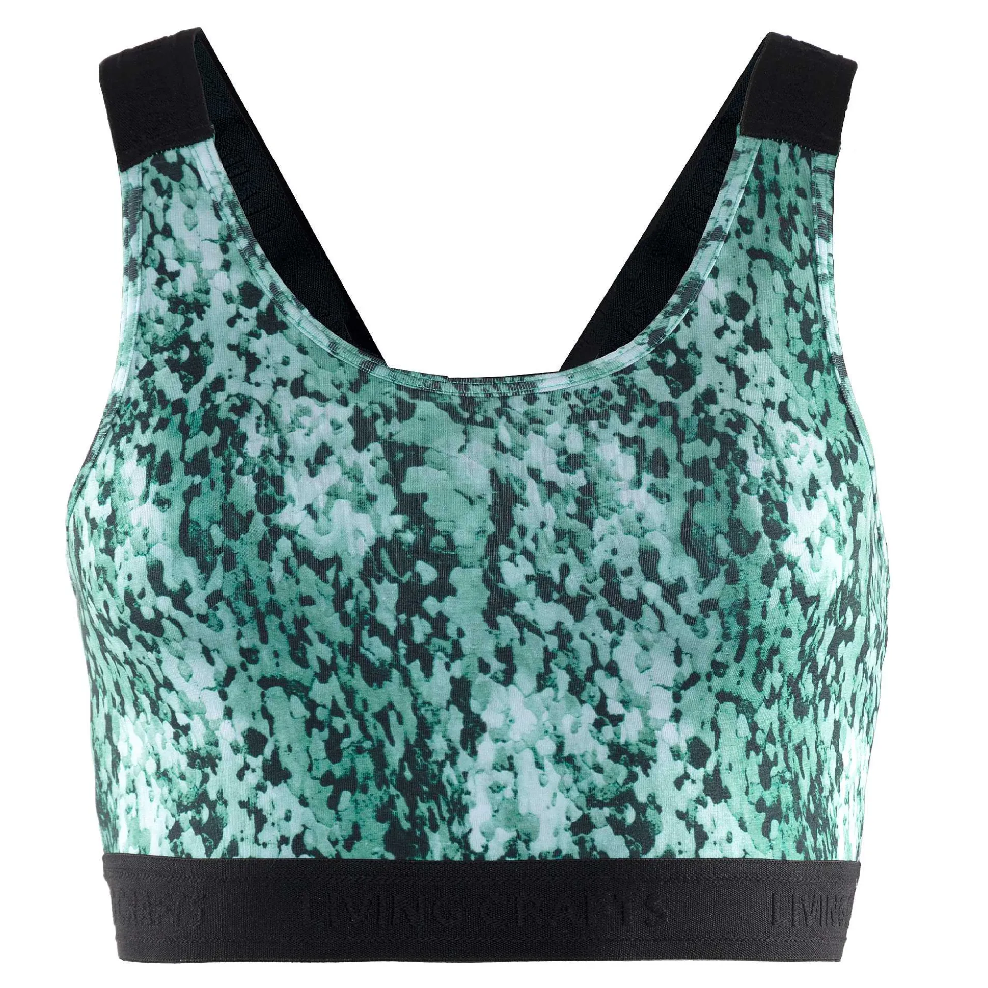 LIVING CRAFTS Nadine – Sport-Bustier Rinde/Wald Fashion