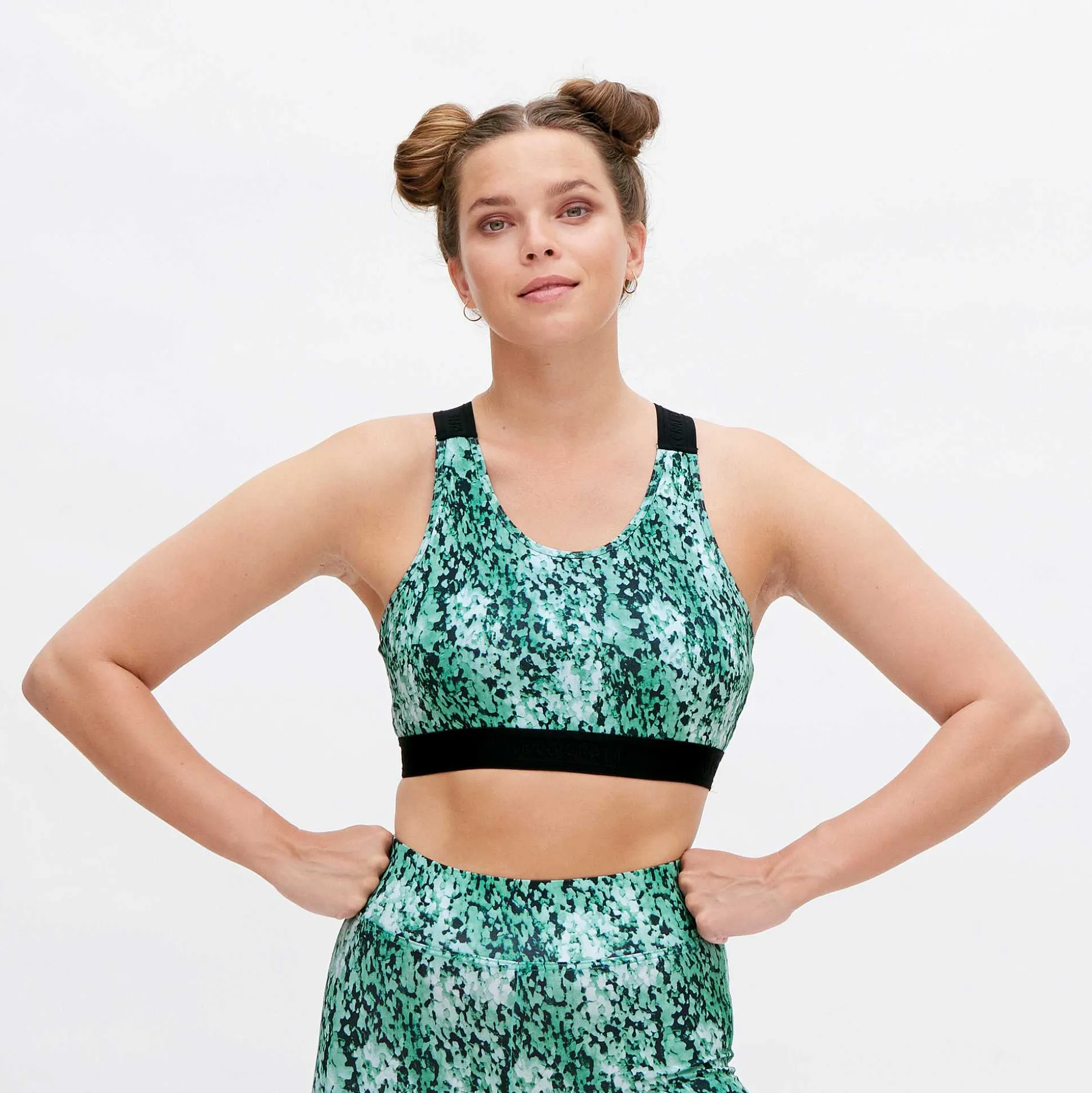 LIVING CRAFTS Nadine – Sport-Bustier Rinde/Wald Fashion