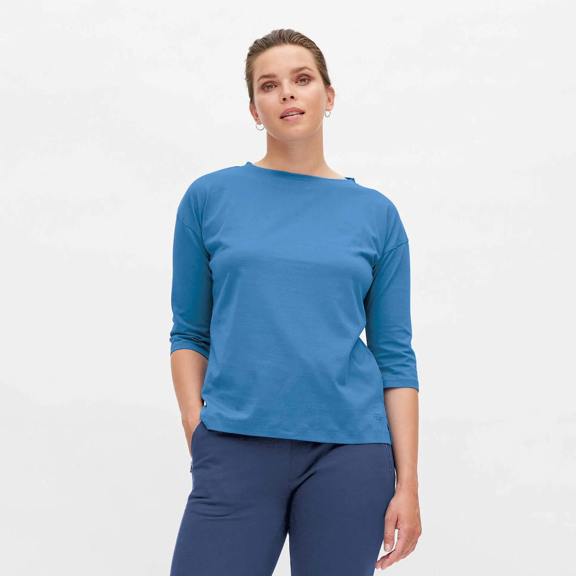 LIVING CRAFTS Namika - T-Shirt Retro-Blau Fashion