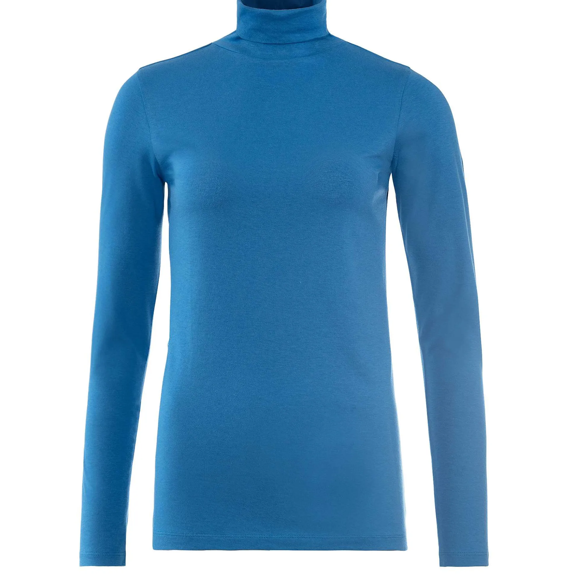 LIVING CRAFTS Nia - Rollkragenshirt Retro-Blau New