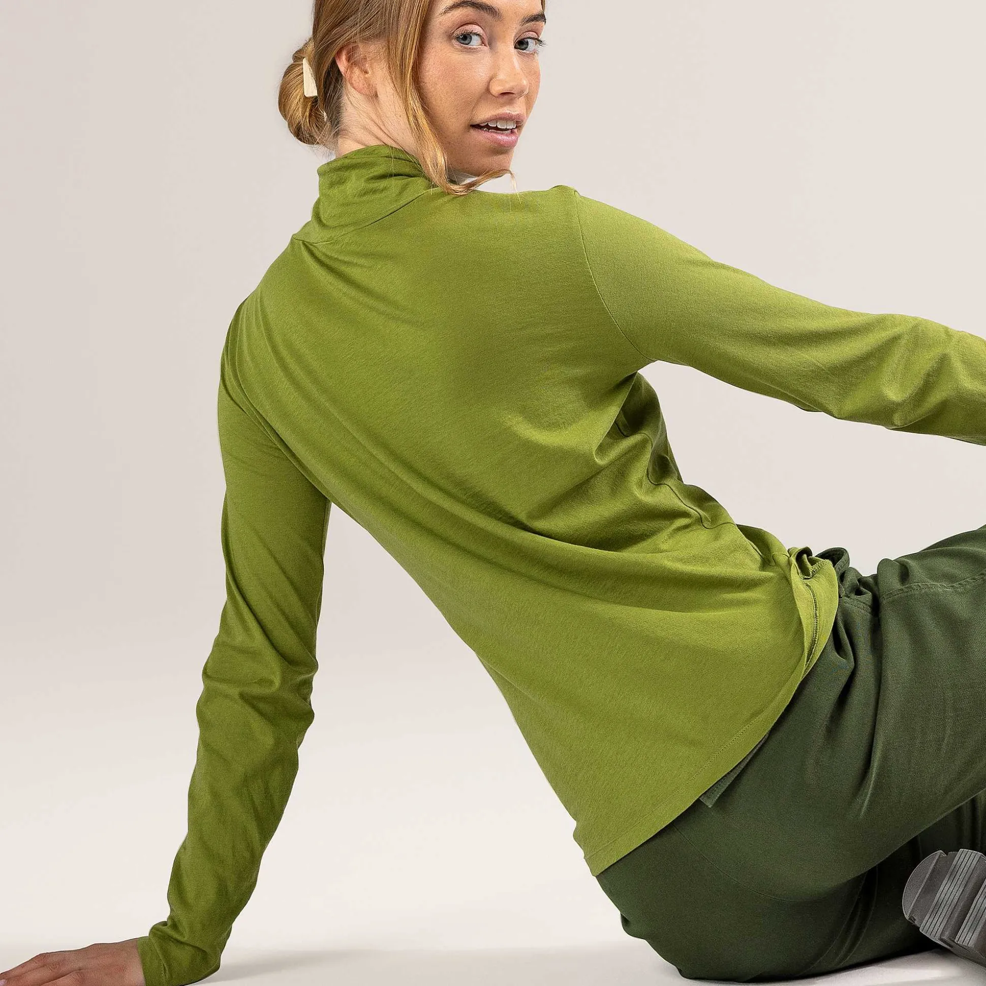 LIVING CRAFTS Nia - Rollkragenshirt Grun Werden Discount