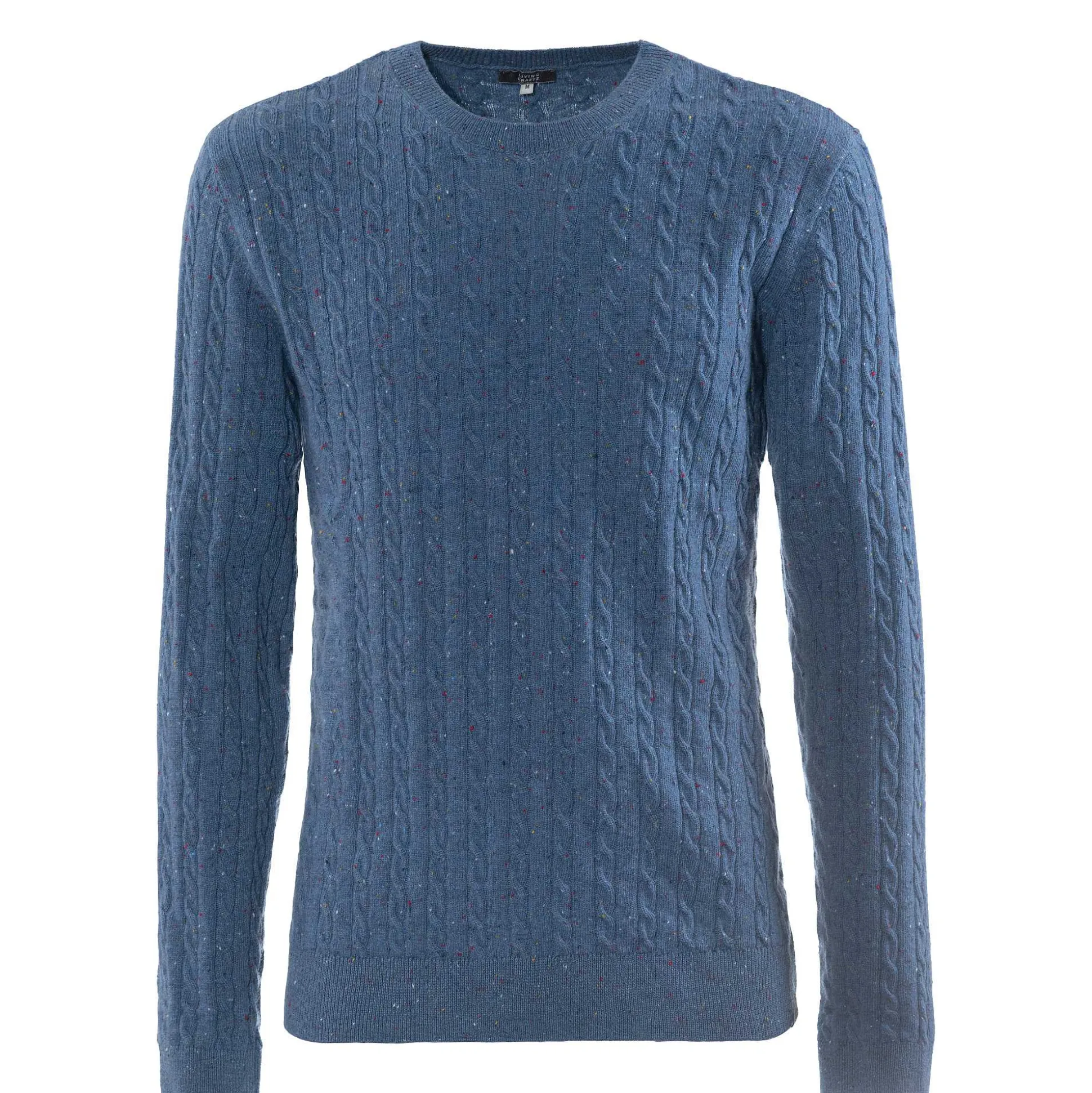 LIVING CRAFTS Nicolas - Pullover Unendlichkeitsblau Cheap