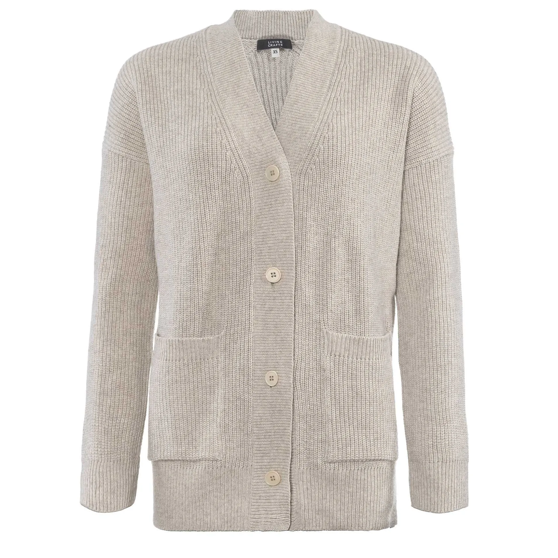 LIVING CRAFTS Nicole – Strickjacke Steinpulver Cheap