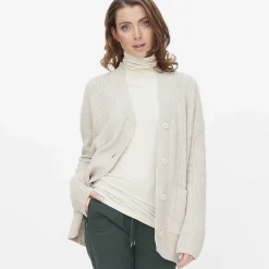 LIVING CRAFTS Nicole – Strickjacke Steinpulver Cheap