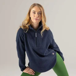 LIVING CRAFTS Nikita – Fleece-Troyer Tintenblau Store