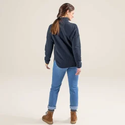 LIVING CRAFTS Nikita – Fleece-Troyer Tintenblau Store