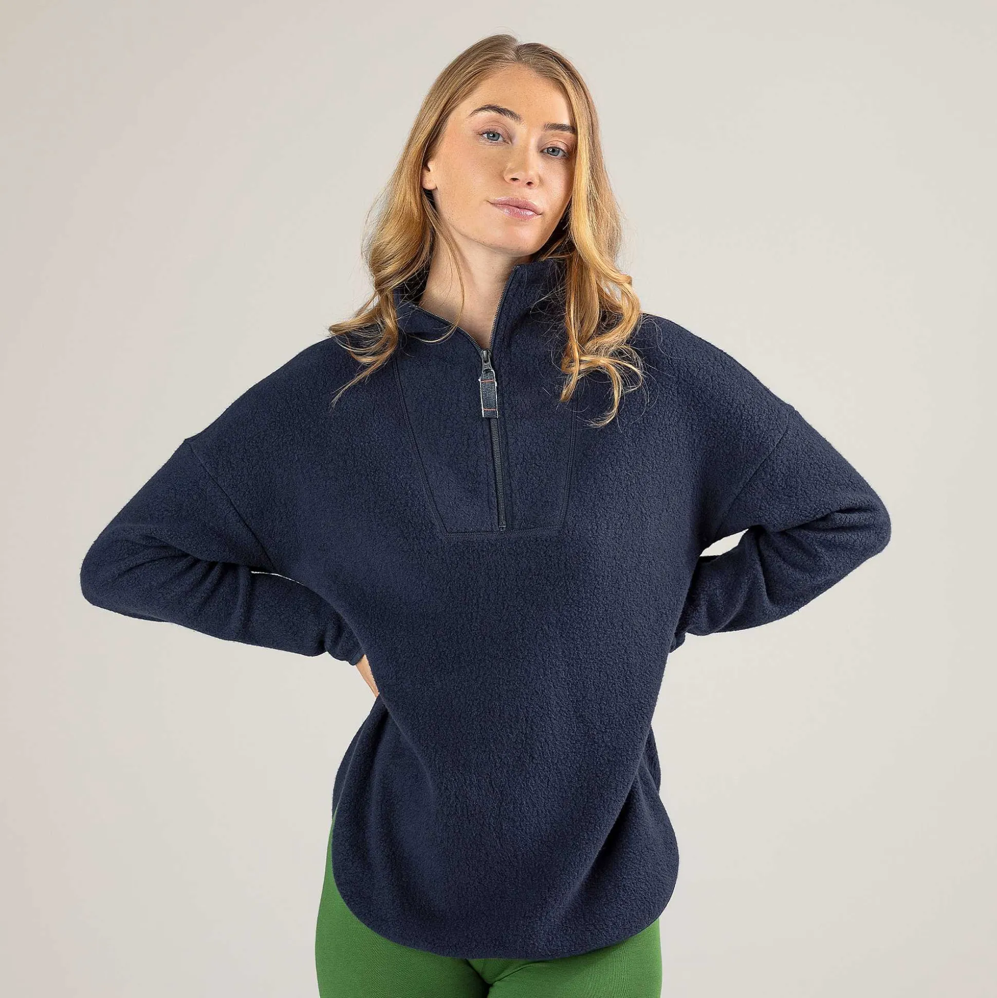 LIVING CRAFTS Nikita – Fleece-Troyer Tintenblau Store