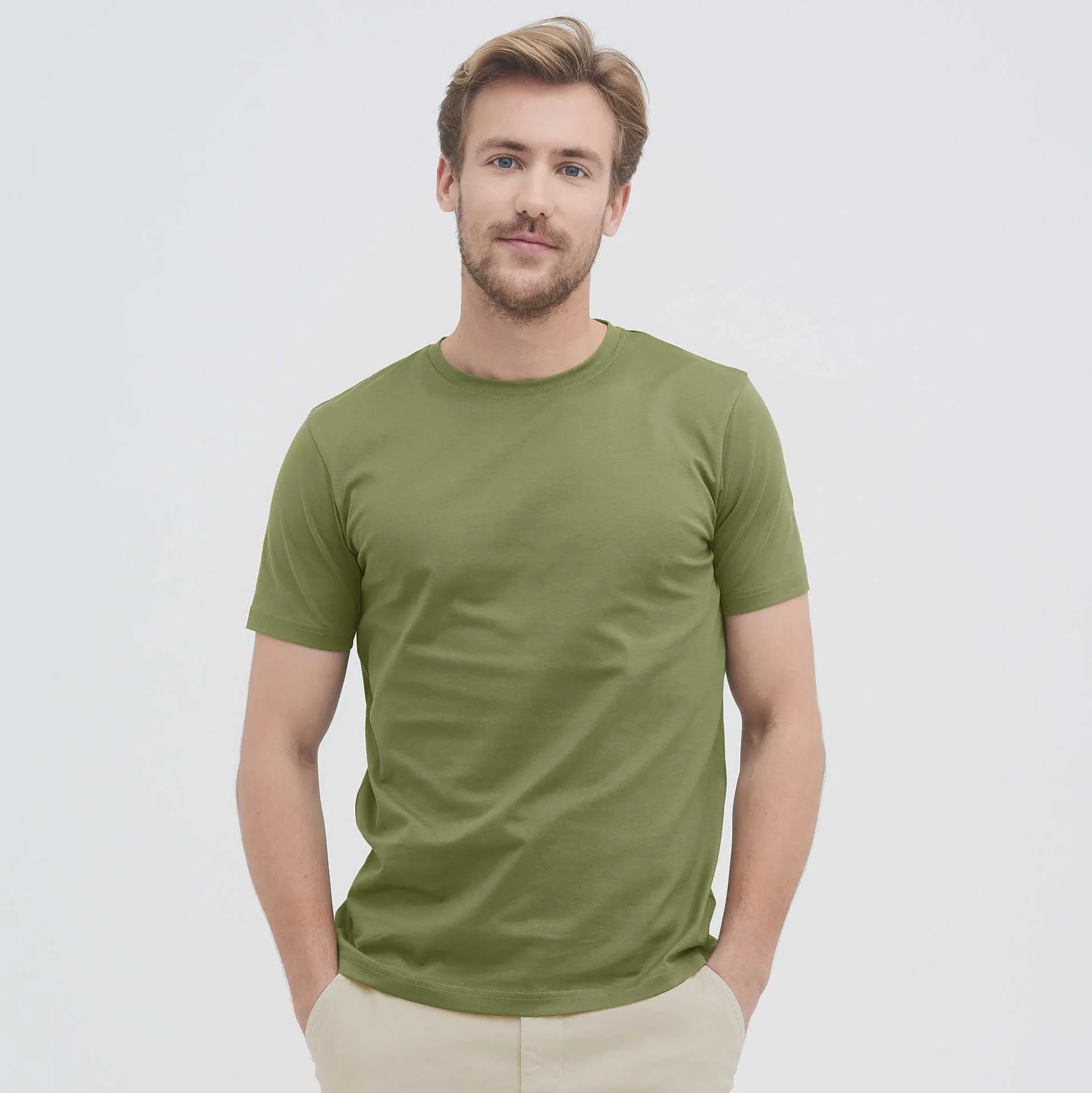 LIVING CRAFTS Norman - T-Shirt Olive Online