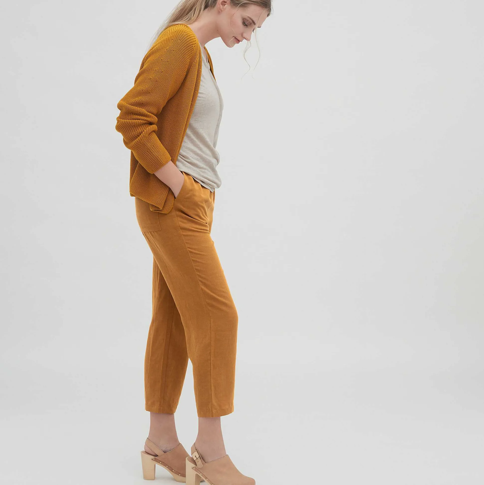 LIVING CRAFTS Odine - Hosen Dunkler Bernstein Flash Sale