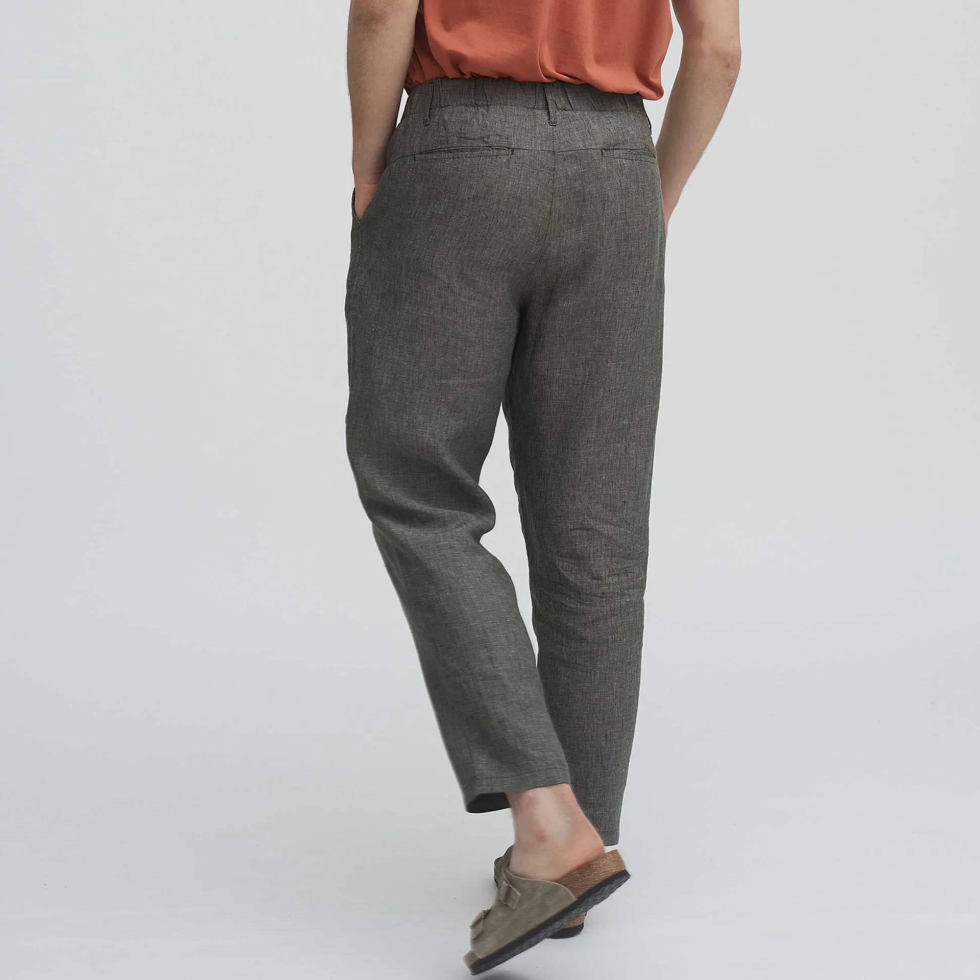 LIVING CRAFTS Oleg - Leinenhose Thymian Store