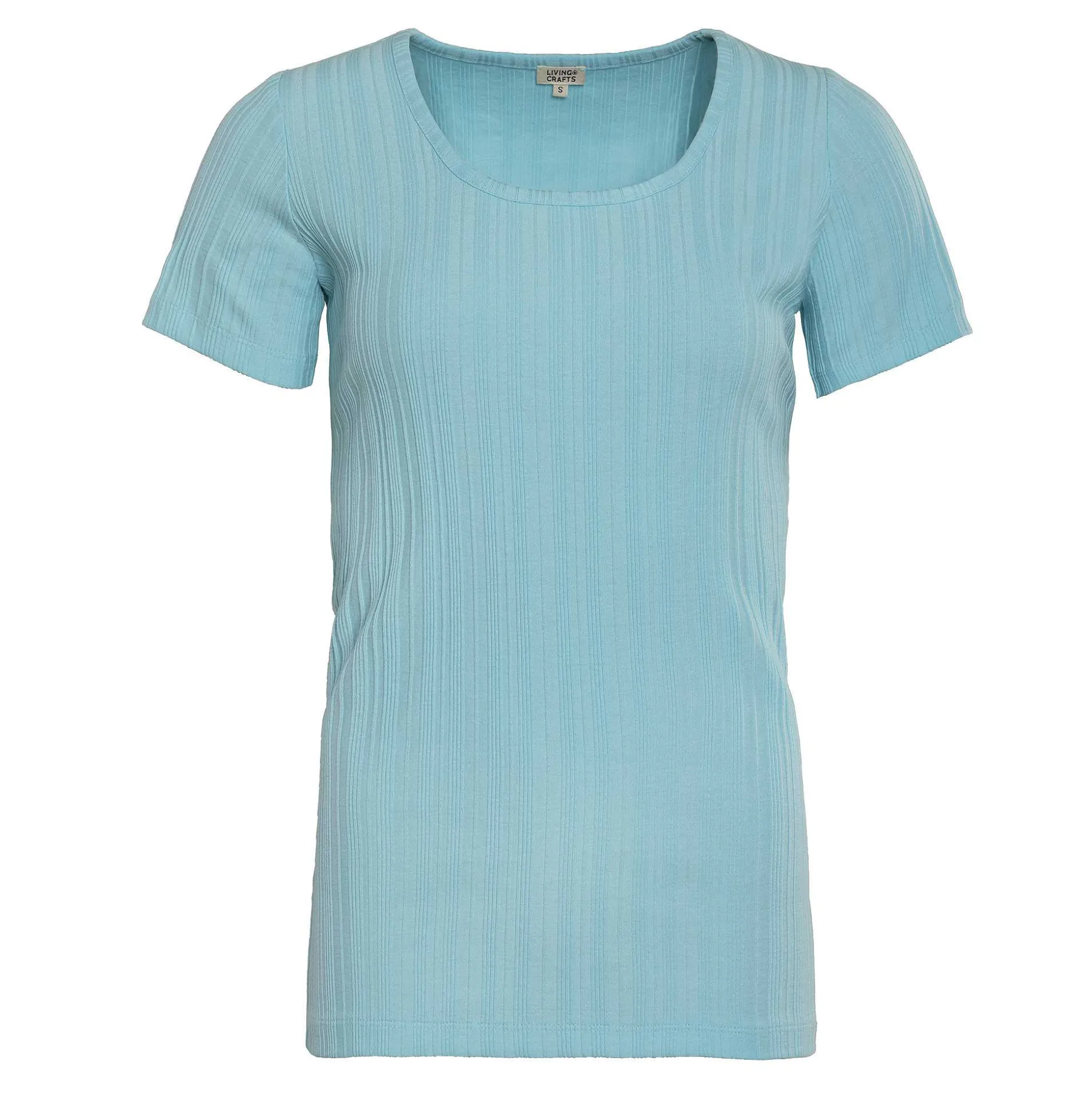 LIVING CRAFTS Opala - T-Shirt Eisiges Aqua Sale