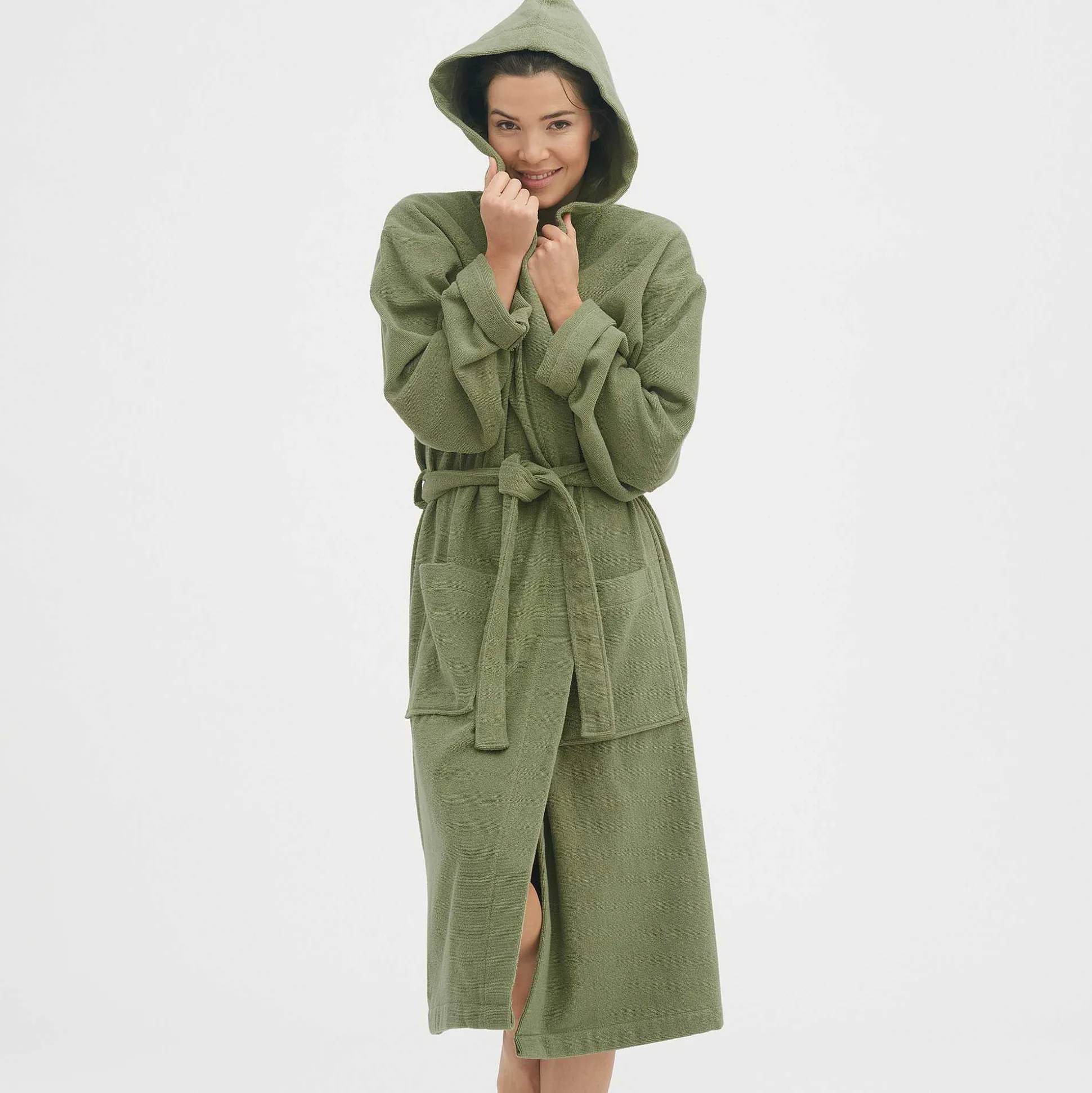 LIVING CRAFTS Orlando - Bademantel Khaki New