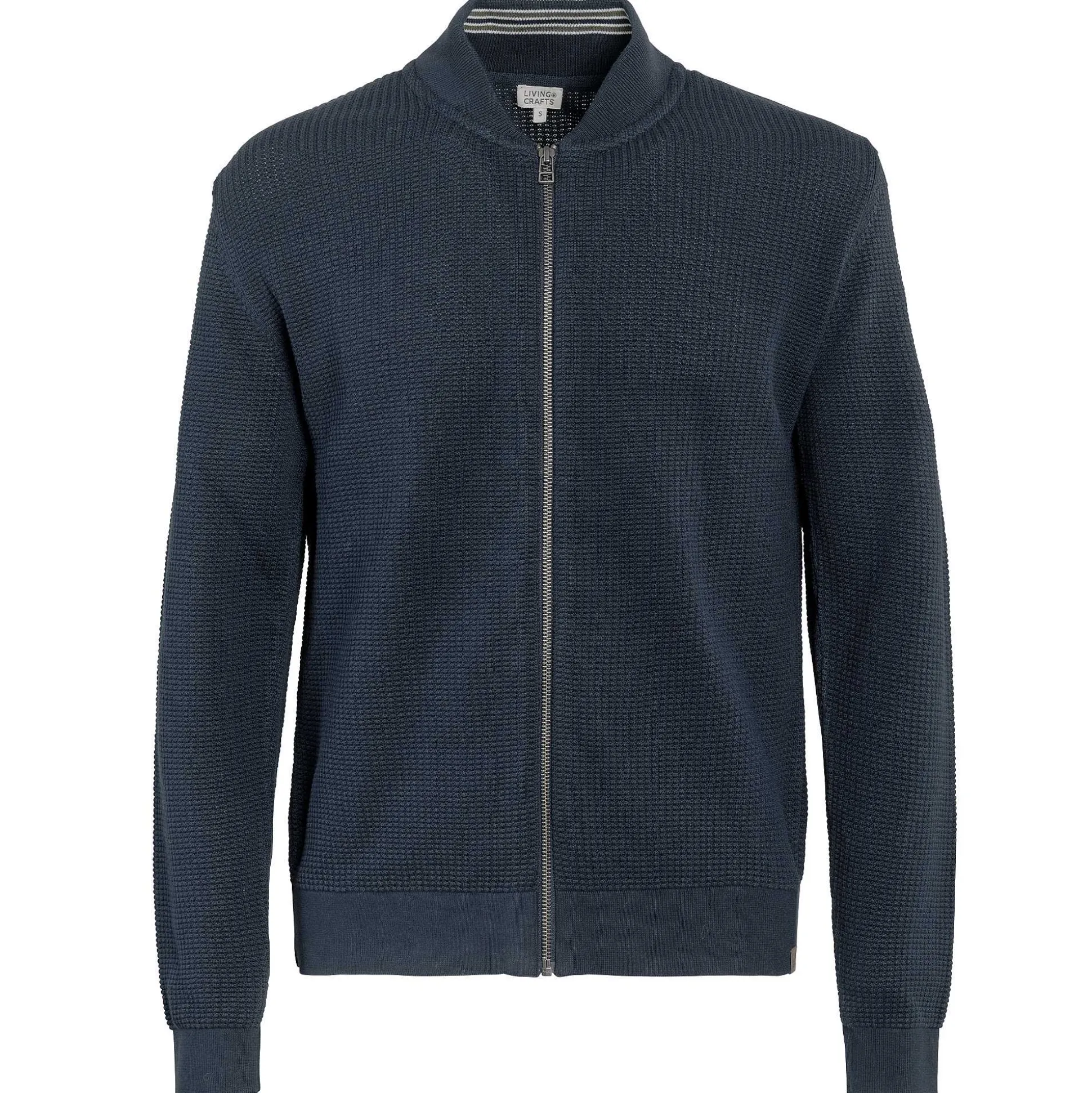LIVING CRAFTS Paavo - Strickjacke Mitternacht Outlet